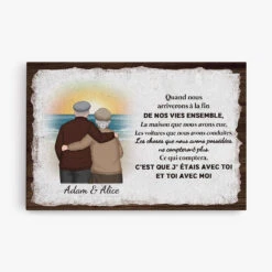 Toile Nous Sommes Ensemble Personnalisée