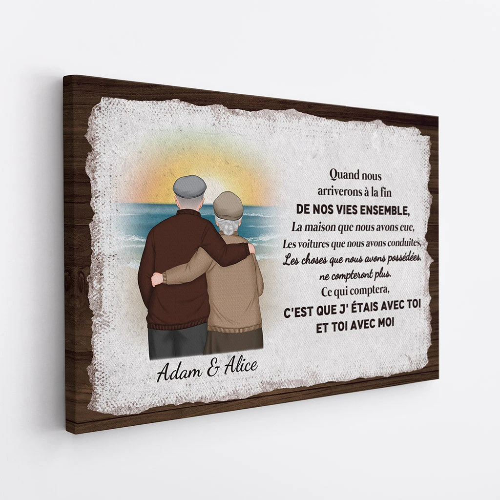 Toile Nous Sommes Ensemble Personnalisée 4 Toile Nous Sommes Ensemble Personnalisée – Image 2