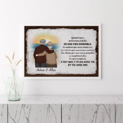 Poster Nous Sommes Ensemble Personnalisé -Cadeau Plus FR 0606S3 8b0c0735 f39d 457a bbb6 d4cc7839d39f