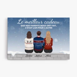Toile Le Meilleur Cadeau Personnalisée