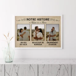 Poster Notre Histore Personnalisé -Cadeau Plus FR 0631S3 ec52d4bf 3f4b 4e90 b073 6f984e9e745c