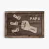 Toile Ce Papa Papi Appartient, Bose De Poing Papa Personnalisée 2 Toile Ce Papa Papi Appartient, Bose De Poing Papa Personnalisée -Cadeau Plus FR 0632C2 129354e9 c235 4f8c 813e d792484d9a60