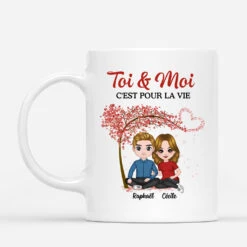 Toi Et Moi Arbre - Tasse Personnalisée - Mug Pour Saint Valentin