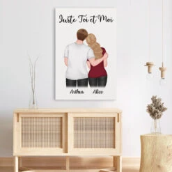 Juste Toi Et Moi - Toile Couple Personnalisée -Cadeau Plus FR 0720C3 b40b7a04 2be6 44e6 b557 947e52a84a1c