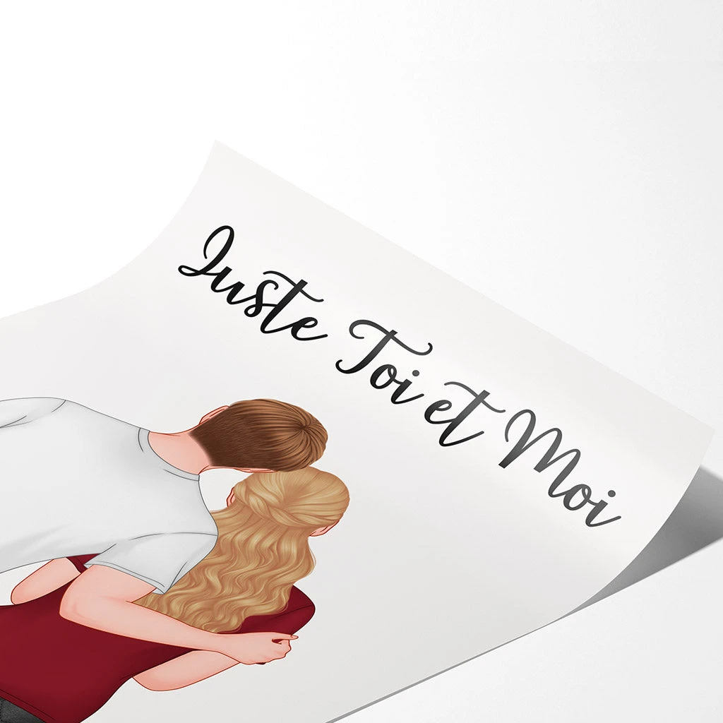 Poster Juste Toi Et Moi Personnalisé 4 Poster Juste Toi Et Moi Personnalisé – Image 2