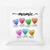 Coussin Mamie Maman Cœurs Colorés Personnalisé -Cadeau Plus FR 0738P2 9619ea60 7291 444b 88ee e8f8d4d4e75a