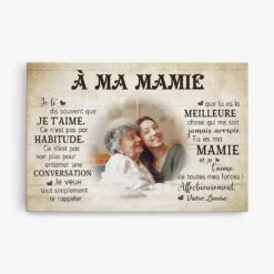 Toile À Ma Mamie Maman Personnalisée