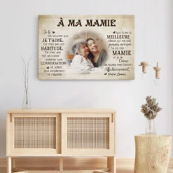 Toile À Ma Mamie Maman Personnalisée -Cadeau Plus FR 0754C6 aa377461 8950 483f a8e5 2ad821185ab8