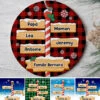Ornement Pôle Cercle, Famille Noël Personnalisé 2 Ornement Pôle Cercle, Famille Noël Personnalisé -Cadeau Plus V 0002 FR 00731 627acee1 896e 4af4 97c3 7ec5a2c19efb