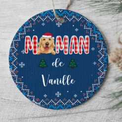 Ornement Amoureux Des Chiens, Maman Chien, Papa Chien Personnalisé