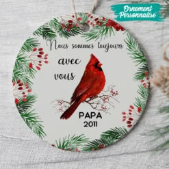 Ornement Nous Sommes Toujours Avec Vous Personnalisé -Cadeau Plus final 0003 FR 00884 bb2b17c4 7061 4b47 9c14 e18554043847