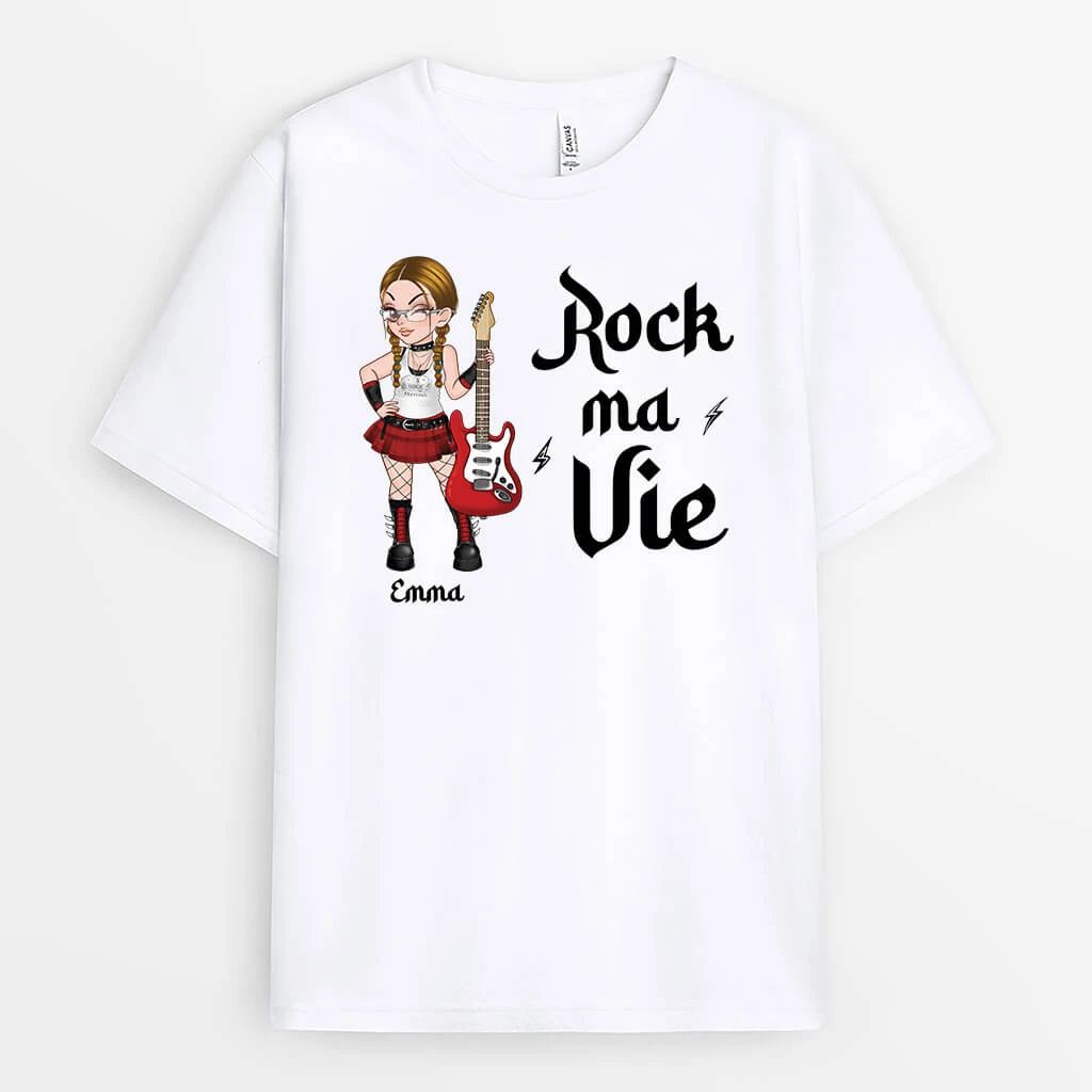 Rock Ma Vie - T Shirt Femme Rock 3 Rock Ma Vie - T Shirt Femme Rock