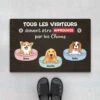 Tous Les Visiteurs Doivent Approuvés Par Les Chiens Mignons - Tapis Personnalisé Avec Chien -Cadeau Plus fr1 7807d067 fb57 4df2 bf6b bb7e28bd49f8