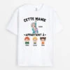 Cette Mamie Appartient À Ces Petits-Enfants Adorables - Tee Shirt Mamie Personnalisé -Cadeau Plus fr1 8396100e c11d 4c02 a662 61df6b341f80
