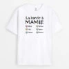 La Bande À Mamie Version Crayons De Couleur Simple - T-shirt Pour Mamie Personnalisé