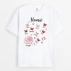 Mamie, Rose Et Papillons - T-shirt Personnalisé Pour Mamie -Cadeau Plus fr1 cb1845c9 63c0 47b8 b531 55b1f5a5a416