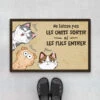 Paillasson Chat Personnalisé - Ne Pas Laisser Sortir Son Chat -Cadeau Plus fr1 f8800e58 91ed 47ac 958f 6726cc20d0e7