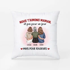 Je T'Aime Maman Et Pas Pour Un Jour - Coussin Personnalisé Maman -Cadeau Plus fr2 2 36aedbb1 63a4 4f72 b275 fcedd738d58d