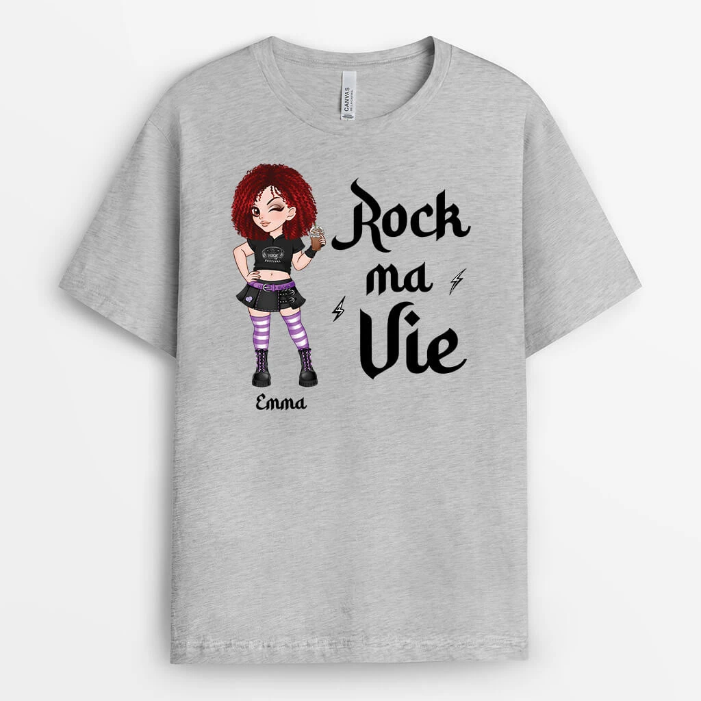 Rock Ma Vie - T Shirt Femme Rock 4 Rock Ma Vie - T Shirt Femme Rock – Image 2