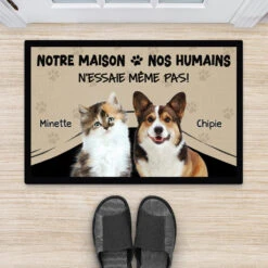 Paillasson Personnalisé Chat - Notre Maison - Chien Et Chat -Cadeau Plus fr2 99e25a10 9601 4d96 b9d5 9bf83ad14f8c