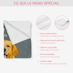 Plaid Personnalisé Photo Chien - La Meilleure Vie 9 Plaid Personnalisé Photo Chien - La Meilleure Vie -Cadeau Plus fr4 e1b53c0b 08ba 4dd8 9fba 4acff727b8fe