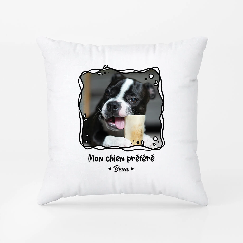 Mon Chien Préféré Avec Photo - Coussin Avec Chien Personnalisé 3 Mon Chien Préféré Avec Photo - Coussin Avec Chien Personnalisé