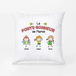 Le Porte-Bonheur De Mamie - Coussin Personnalisé Mamie