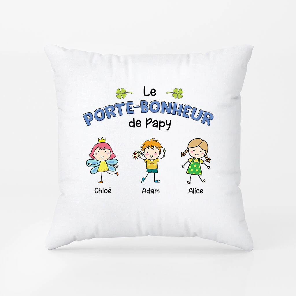 Le Porte-Bonheur De Mamie - Coussin Personnalisé Mamie 4 Le Porte-Bonheur De Mamie - Coussin Personnalisé Mamie – Image 2